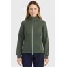 Felpa tecnica con zip Clotilde Harcour - Trifoglio (clover)