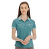 Polo Tech Horseware donna - Verde ginepro