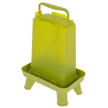 Abbeveratoio in plastica su piedistallo - Verde