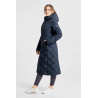 Cappotto trapuntato lungo da donna Gem Waxy B Vertigo - Saluto Marina