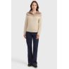 Claira Maglione a collo alto Harcour - Crema