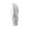 Guanti da equitazione Aubrion Aachen FlexFit per bambini bambino - Bianco