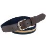 Cintura Covalliero AH26 - Blu marine scuro / beige