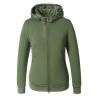 Covalliero Felpa con cappuccio AH26 Donna - Verde foresta