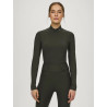 Maglia a collo alto Tommy Hilfiger Equestrian Ava da donna - Verde mimetico