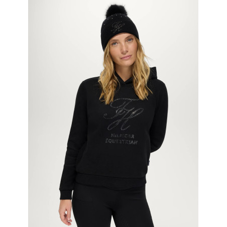 Felpa con cappuccio da donna con strass Estelle Tommy Hilfiger Equestrian