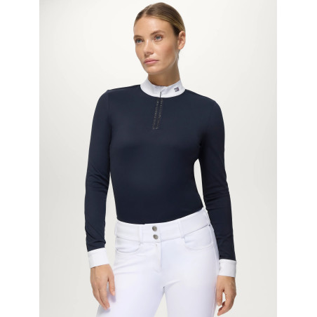Camicia da gara da donna Monica con strass Tommy Hilfiger Equestrian