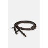 redini in gomma con fermapollice Horze - Marrone / argento