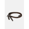 Redini in cinghia Continental 18 mm Horze - Marrone / argento