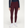 Leggings Tommy Hilfiger Equestrian Elmira invernali full grip donna - Bordeaux intenso