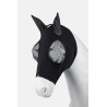 Maschera antimosche Horze Elastic con zip - Nero