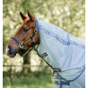 Copricollo anti-mosche Horseware Amigo Bug Rug - Blu mélange / blu / argento