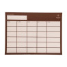 Lavagna magnetica 30x40 cm nera - Marrone
