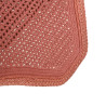 Cuffia antimosche Wellington senza suono con cordino glitter intrecciato verde scuro full Kentucky - Rosa antico