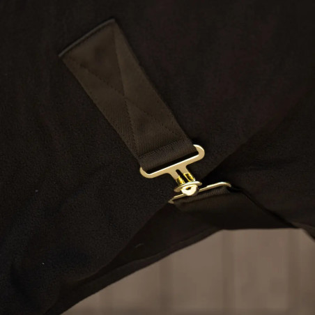 Coperta asciugante in pile con collo nero 165-7'3