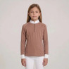 Camicia da concorso ragazza classica maniche lunghe glitter Rosa antico taglia 160 bambino - Rosa antico