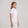 Camicia da concorso bambina classica maniche corte bianca taglia 160 bambino - Bianco