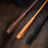 Frusta da salto Classy smooth in pelle piena marrone chiaro 65 cm - Marrone chiaro