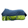 Coperta da esterno HKM Chester 600D 100g - Blu navy / lime