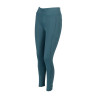 Leggings Alice con fondo integrale in silicone HKM - Petrolio