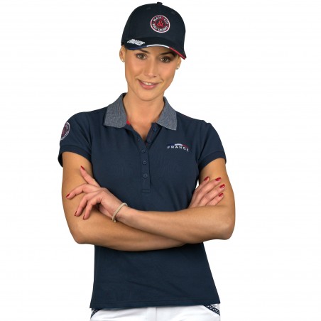 Polo da donna France edizione limitata Flags & Cup