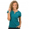 T-shirt da donna Ocana Flags & Cup - Blu smeraldo