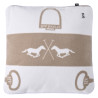 Cuscino HV Polo Gwenny stampato - Gesso