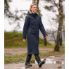 Cappotto invernale da equitazione Performance ELT - Blu profondo