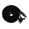 Longhina Montalcino con moschettone antipanico HKM - Nero