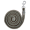 Lunga da cavezza Waldhausen Plus con moschettone - Espresso / salvia
