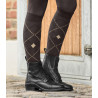 Calze da equitazione ELT Argyle - Espresso