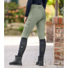 Leggings da equitazione termici ELT Rica in pile bouclé da donna - Salvia