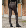 Leggings da equitazione Tilda ELT donna - Espresso