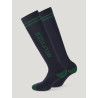 Calze da equitazione a coste Tommy Hilfiger Equestrian - Cielo del deserto