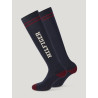 Calze da equitazione a coste Tommy Hilfiger Equestrian - Rosso regata