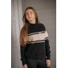 Maglione Pénélope Noris - Nero / cammello