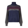 KLMontez maglione a collo alto da donna Kingsland - Grigio ferro battuto