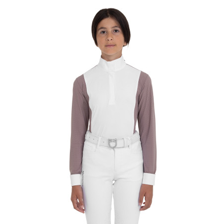 Polo da concorso bambina con traforatura Equestro bambino