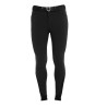 Pantaloni uomo slim fit con grip al ginocchio Equestro - Nero