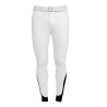 Pantaloni uomo slim fit full grip Equestro - Bianco