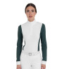 Polo concorso donna maniche lunghe traforata Equestro - Boschetto di pini