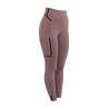 Leggings donna vita alta in tessuto tecnico monogram Equestro - Palchi