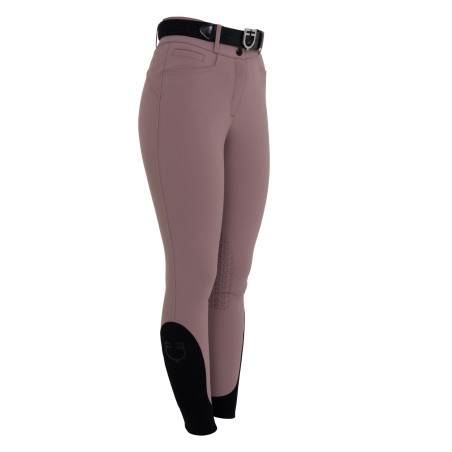 Pantaloni donna vita alta con grip al ginocchio Equestro