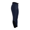 Pantaloni donna vita alta con grip al ginocchio Equestro - Blazer marine