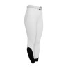 Pantaloni donna vita alta con grip al ginocchio Equestro - Nero
