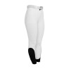 Pantaloni donna full grip vita alta in tessuto tecnico bi-stretch Equestro - Bianco