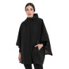 Mantella tecnica donna antipioggia Equestro - Nero