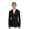 Giacca concorso donna monogram in tessuto effetto velluto Equestro - Nero