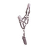 Cavezza tecnica con doppia regolazione e fibbie rivestite in gomma Equestro - Antler / viola feltro