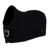 Coperta da scuderia in pile teddy Equestro - Nero / bianco antico